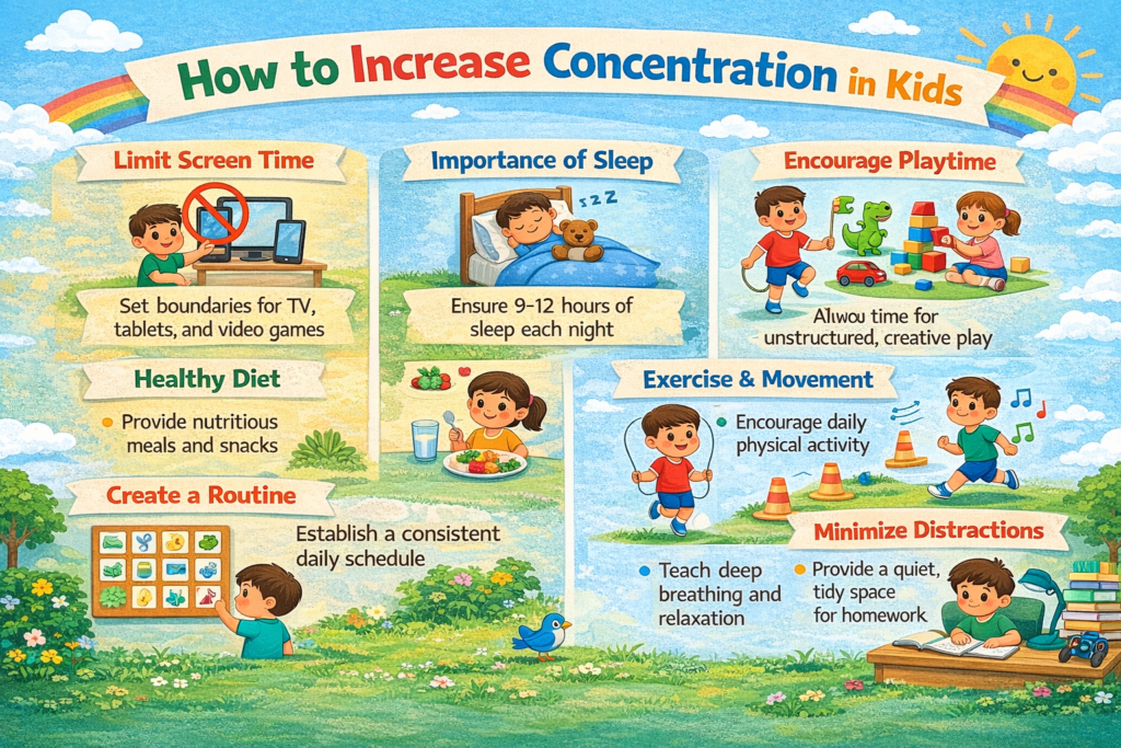 How to Increase Concentration in Kids
