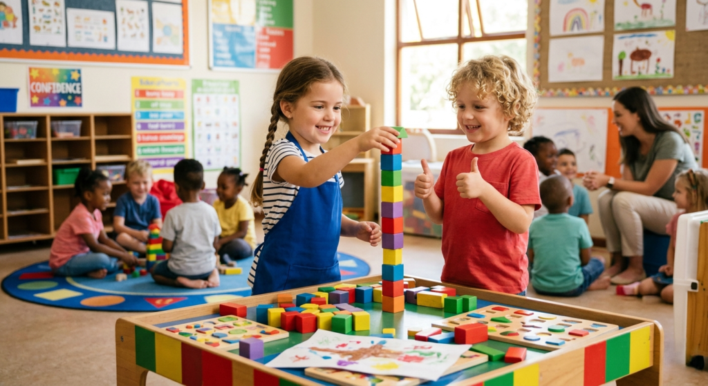 How Preschool Builds Confidence in Children