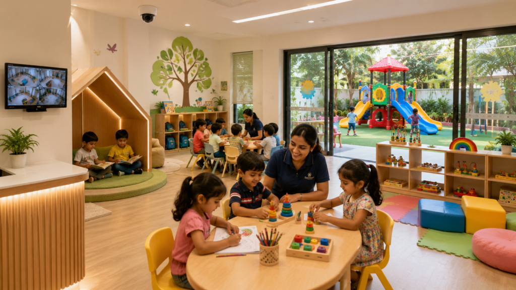 Safe & Secure Preschool in Horamavu for Kids