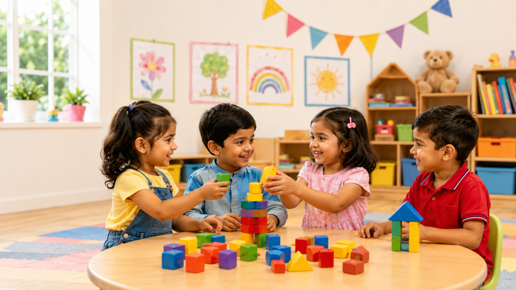 How Playschool Helps Social Development in Children