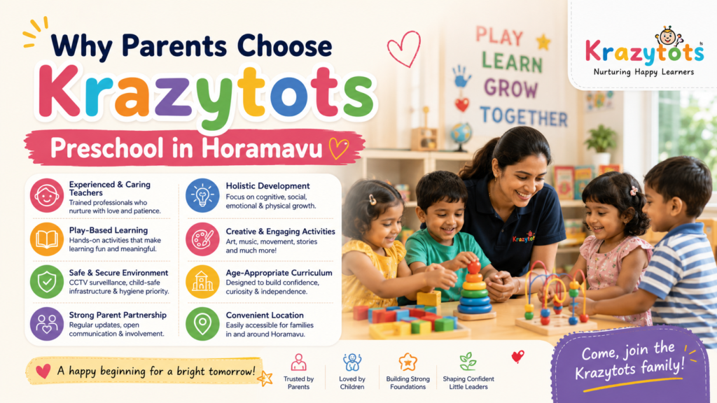 Why Parents Choose Krazytots Preschool in Horamavu