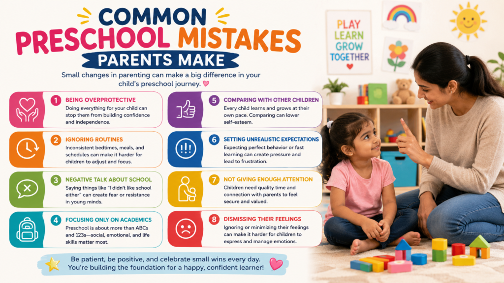 Common Preschool Mistakes Parents Make