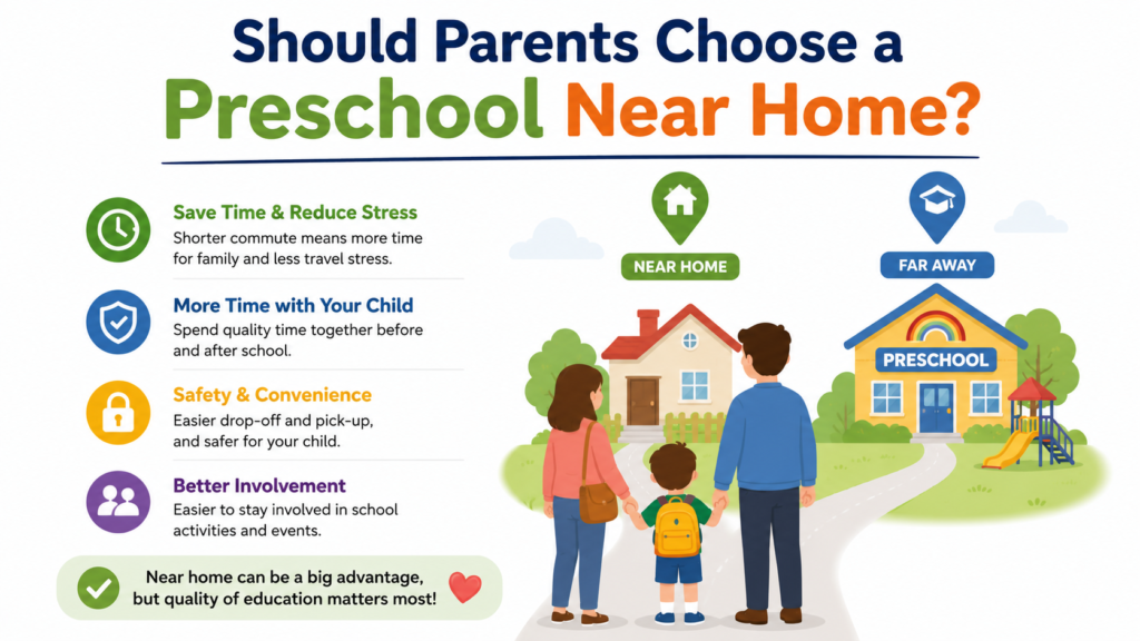 Should Parents Choose a Preschool Near Home