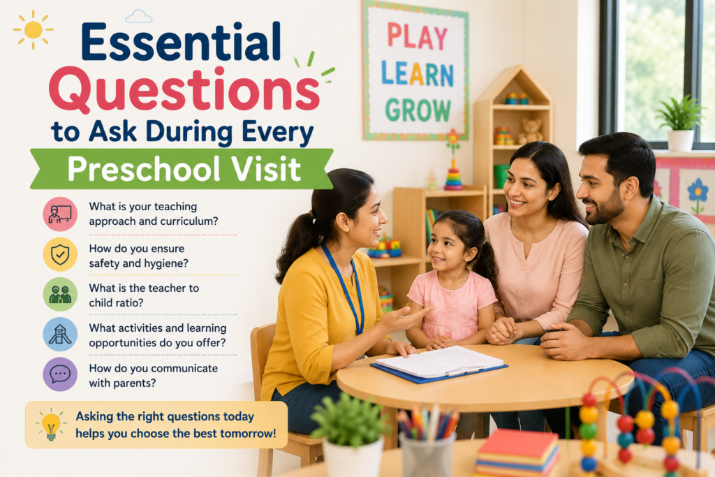 Questions You Should Ask During Every Preschool Visit Questions You Should Ask During Every Preschool Visit