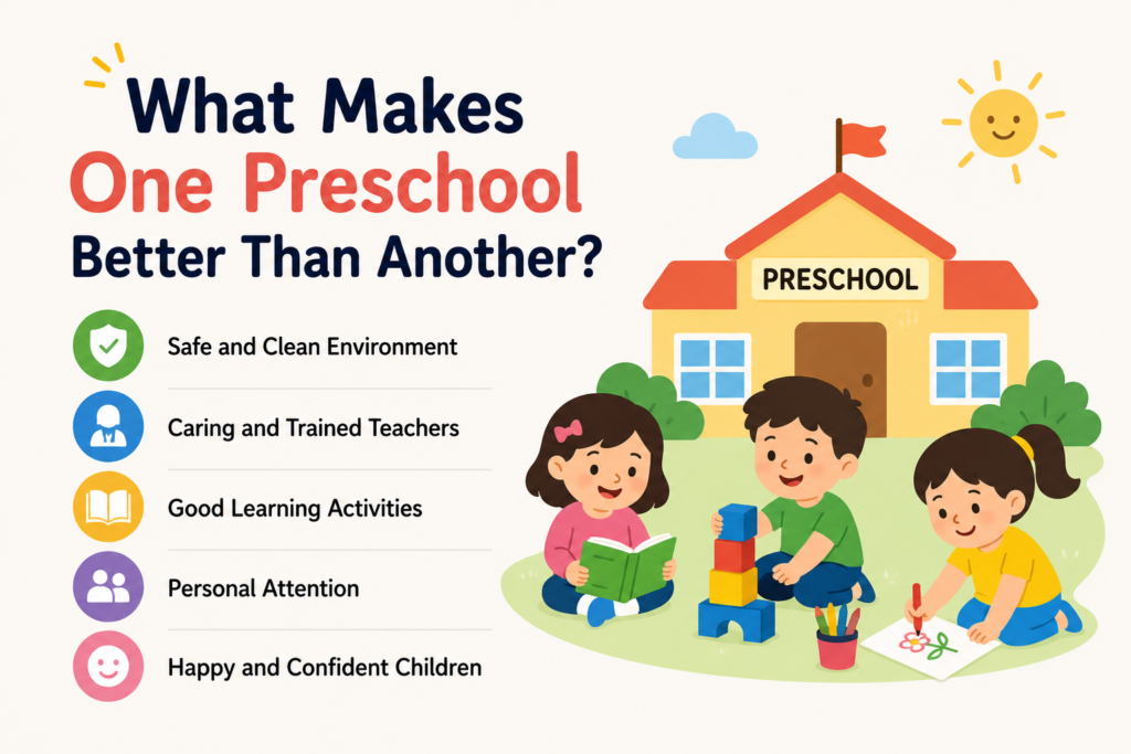 Quick Comparison: What Makes a Great Preschool? Quick Comparison: What Makes a Great Preschool?
