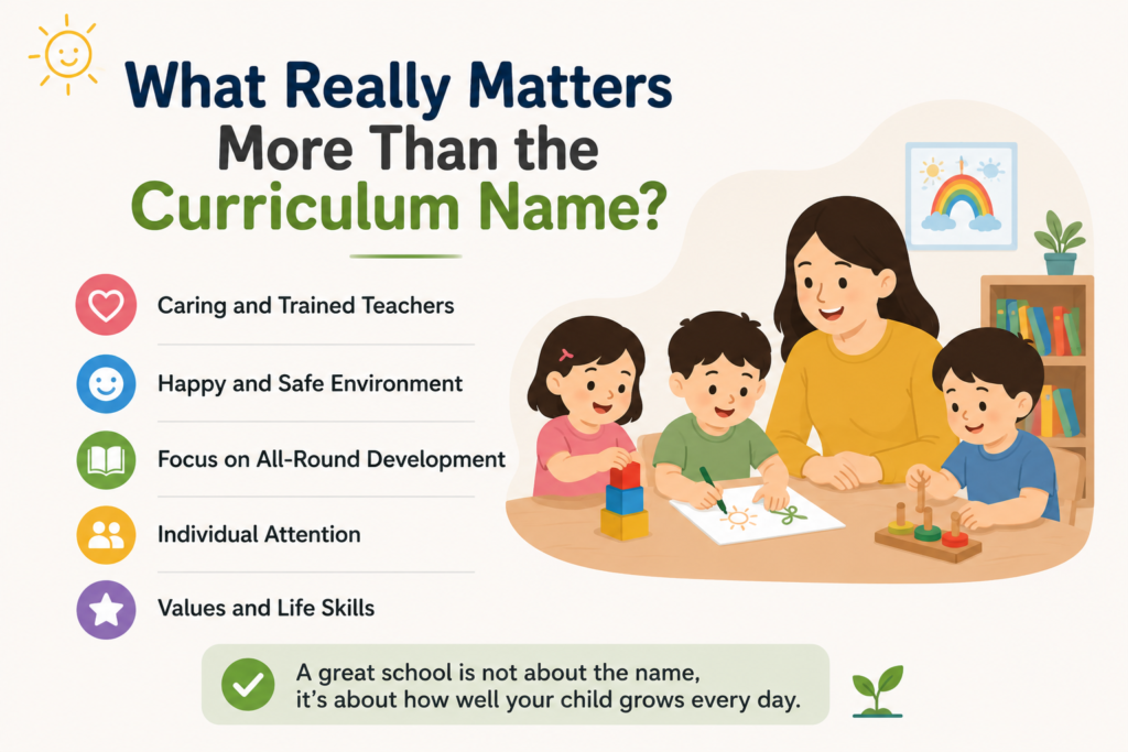 What Really Matters More Than the Curriculum Name What Really Matters More Than the Curriculum Name