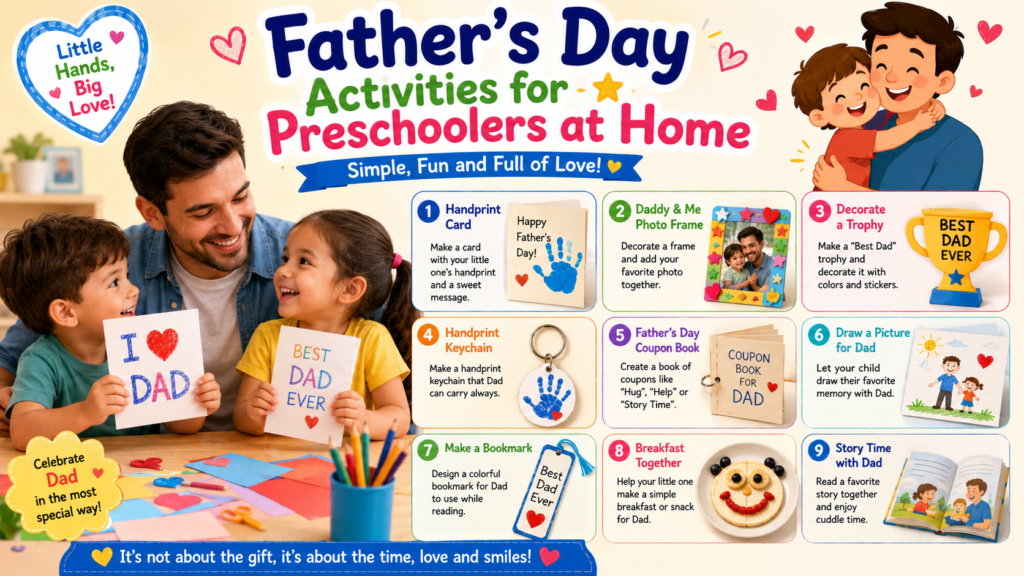 Father’s Day Activities for Preschoolers at Home