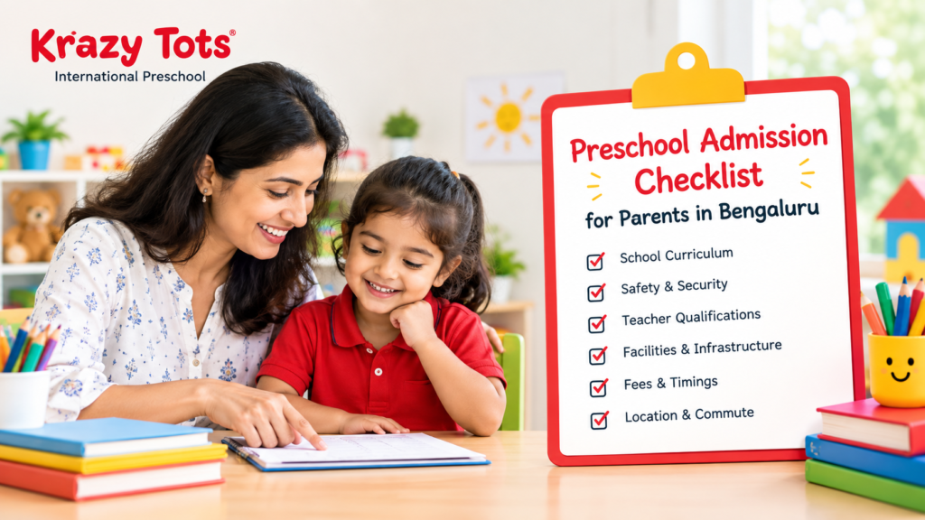 Preschool Admission Checklist for Parents in Bengaluru
