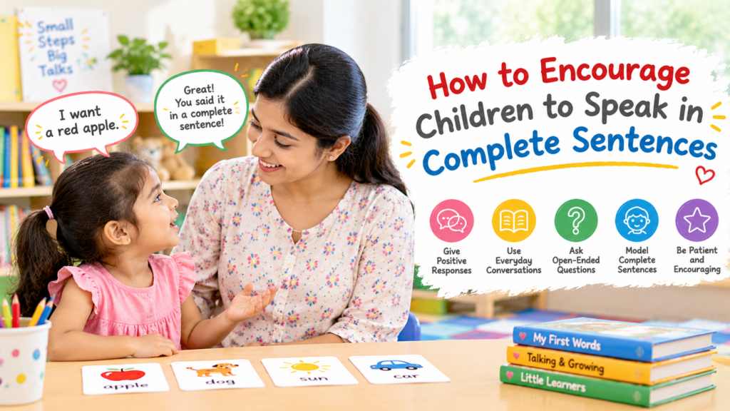 How to Encourage Children to Speak in Complete Sentences